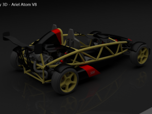 ariel atom v8 Modello 3D