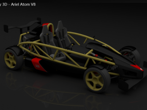 ariel atom v8 Modello 3D