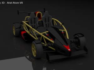 ariel atom v8 Modello 3D