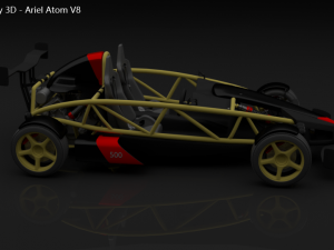 ariel atom v8 Modello 3D