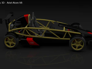 ariel atom v8 3D Model