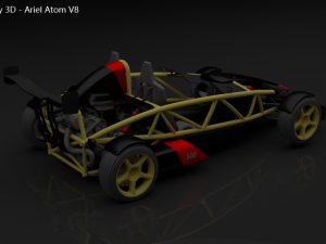 ariel atom v8 Modello 3D
