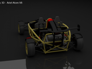 ariel atom v8 Modello 3D