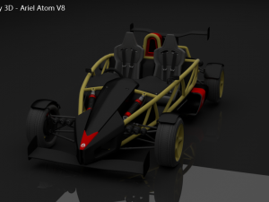 ariel atom v8 Modello 3D