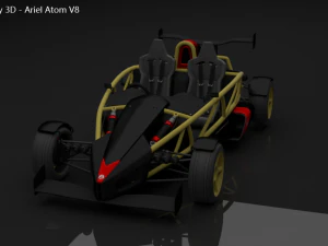 ariel atom v8 3D Model