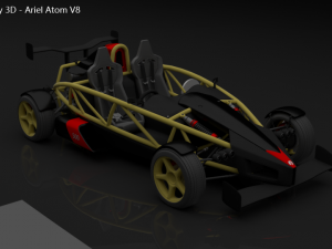 ariel atom v8 Modello 3D