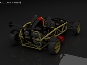 ariel atom v8 Modello 3D