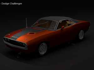 dodge challenger 3D Модель