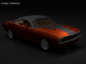 dodge challenger 3D Модель