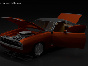 dodge challenger 3D Model