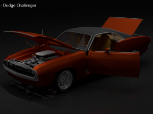 dodge challenger 3D Модель