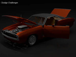 dodge challenger 3D Model