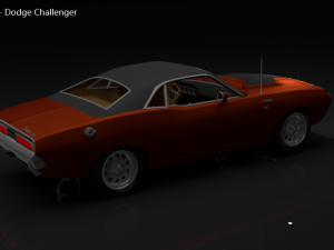dodge challenger 3D Модель
