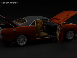 dodge challenger 3D Модель