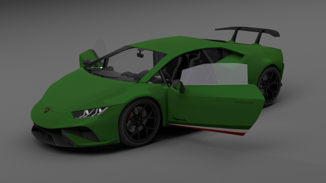 huracan performante 3D Model .c4d .max .obj .3ds .fbx .stl .blend 