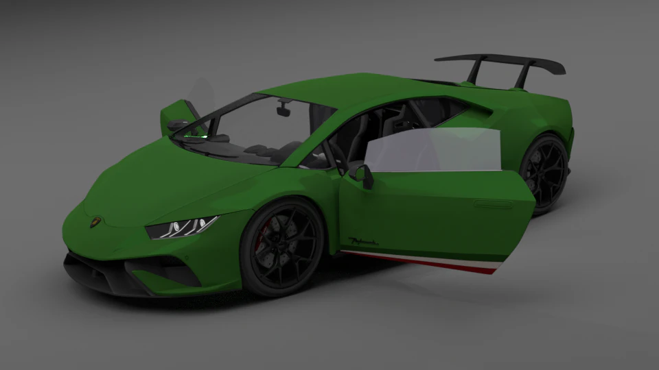 huracan performante 3D Model .c4d .max .obj .3ds .fbx .stl .blend