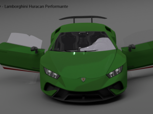 huracan performante 3D Model