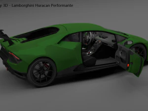 huracan performante 3D Model