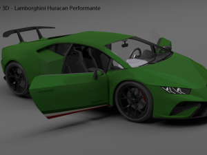 huracan performante 3D Model