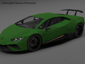 huracan performante 3D Model