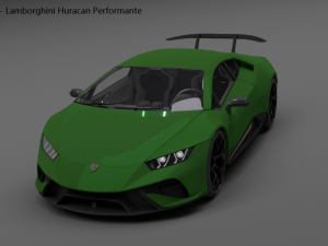 huracan performante 3D Model