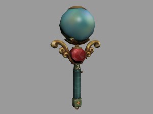 held in hand 3D 모델