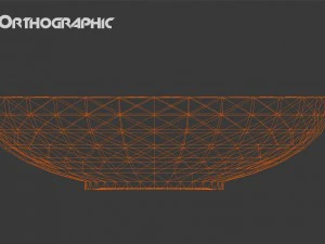 black bowl with red inside 3D Model
