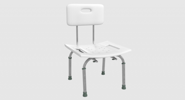 bathroom chair 3D Model .c4d .max .obj .3ds .fbx .stl .blend 