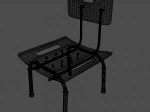 bathroom chair 3D Model