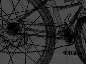 mountain bicycle 15 speed 3D Model