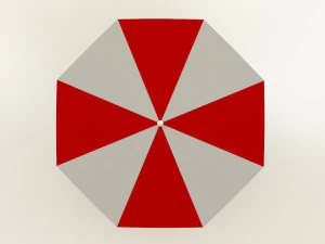 umbrella seating 3D Model