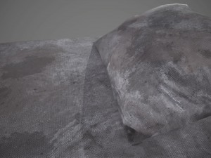 old prison bed pbr vr - ar - low-poly Modello 3D
