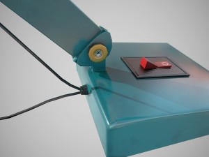 low poly desk lamp pbr vr - ar - low-poly 3D Model
