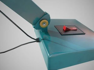 low poly desk lamp pbr vr - ar - low-poly 3D Model