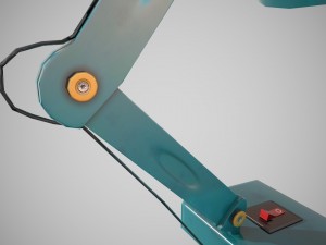 low poly desk lamp pbr vr - ar - low-poly 3D Model