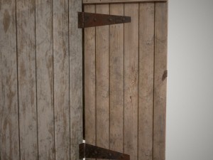 low poly small wooden cabin shed pbr vr - ar - low-poly Modèle 3D