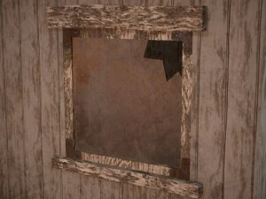 low poly small wooden cabin shed pbr vr - ar - low-poly 3D Model