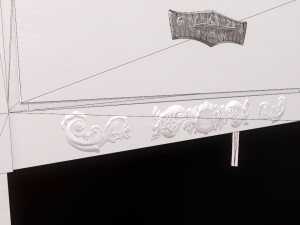 low poly night stand pbr vr - ar - low-poly 3D Model