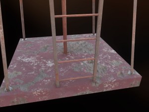 low poly windmill pbr vr - ar - low-poly 3D 模型