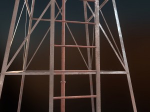 low poly windmill pbr vr - ar - low-poly 3D 模型