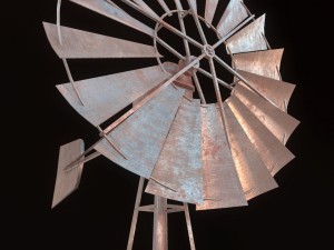 low poly windmill pbr vr - ar - low-poly 3D 模型