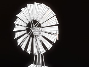low poly windmill pbr vr - ar - low-poly 3D 模型