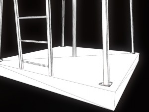 low poly windmill pbr vr - ar - low-poly 3D 模型