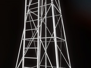 low poly windmill pbr vr - ar - low-poly 3D 模型