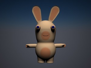 rayman raving rabbits Modello 3D