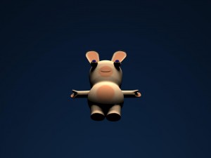 rayman raving rabbits Modello 3D