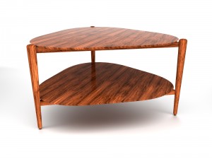 mid century coffee table 01 Modelo 3D