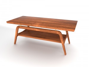 mid century coffee table 02 Model 3D