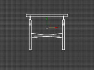 mid century coffee table 02 Model 3D
