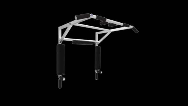 horizontal bar wall 3D-Modell .c4d .max .obj .3ds .fbx .stl .blend 